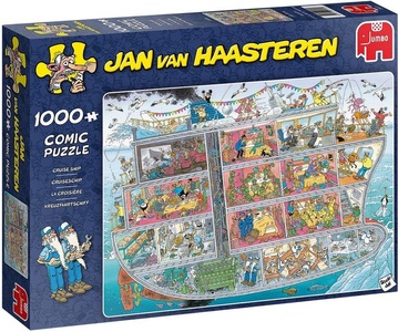 JUMBO, Jumbo Puzzle Kreuzfahrtschiff, Jumbo Spiele - Jan van Haasteren - Kreuzfahrtschiff, 1000 Teile