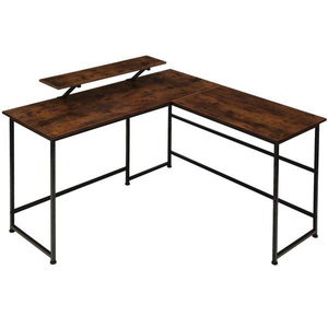 TecTake, Schreibtisch Melrose 140x130x76,5cm Schreibtisch Melrose 140x130x76,5cm