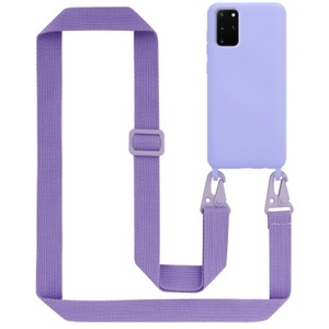 Cadorabo, Handy Kette für Samsung Galaxy S20 PLUS Silikon Schutzhülle, Cadorabo - Handy Kette für Samsung Galaxy S20 PLUS Silikon Schutzhülle, Lila