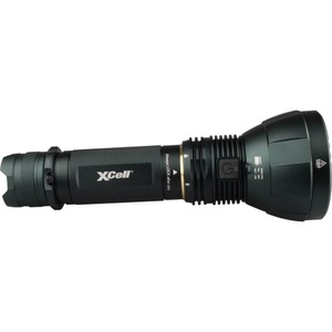 XCell, XCell 146475 LED Taschenlampe Große Reichweite, mit Koffer, mit Stroboskopmodus, verstellbar, mit Handschlaufe, 
