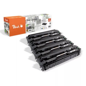 Peach, Peach Spar Pack Tonermodule kompatibel zu HP W2030X, W2031X, W2032X, W2033X, Peach HP 415 X 4 Toner XL (bk, c/m/y) ersetzt HP No. 415X, W2030X, W2031X, W2032X, W2033X für z.B. HP Color LaserJet Pro MFP M 479 fdn