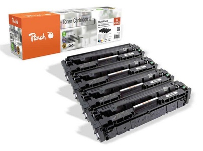 Peach, Peach Spar Pack Tonermodule kompatibel zu HP W2030X, W2031X, W2032X, W2033X, Peach HP 415 X 4 Toner XL (bk, c/m/y) ersetzt HP No. 415X, W2030X, W2031X, W2032X, W2033X für z.B. HP Color LaserJet Pro MFP M 479 fdn