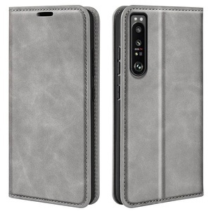Cover-Discount, Sony Xperia 1 IV - Stand Flip Case Hülle, Cover-Discount - Sony Xperia 1 IV Stand Flip Case Hülle, Weiss Bunt