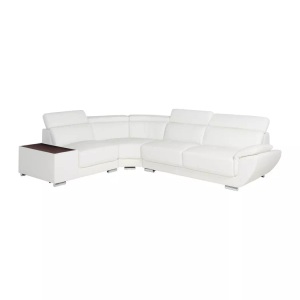 Vente-unique, Ecksofa Leder NAHIA Ecke Links Ecksofa Leder NAHIA Ecke Links
