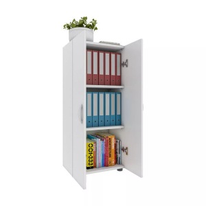 VCM, Büroschrank Bücher Ordner Aktenschrank Büromöbel Schrank Ulas 3-fach Drehtüren Büroschrank Bücher Ordner Aktenschrank Büromöbel Schrank Ulas 3-fach Drehtüren, MID.YOU Aktenschrank 49/108/34 cm , Ulas 3 , Weiss , Holzwerkstoff , 2 Fächer , 49x108x34 cm , melaminharzbeschichtet,melaminharzbeschichtet,Nachbildung,Nachbildung , In verschiedenen Grössen erhältlich, in verschiedenen Holzdekoren erhältlich , 