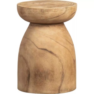 mutoni casual, Hocker Bink Holz natur rund 28x28, Hocker Bink Holz natur rund 28x28