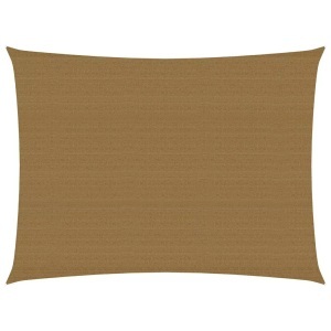 vidaXL, vidaXL Sonnensegel 160 g/m² Taupe 2,5x3,5 m HDPE, vidaXL Sonnensegel 160 g/m² Taupe 2,5x3,5 m HDPE