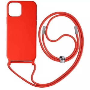 Avizar, Apple iPhone 12 Pro Max - Polycarbonat Schutzhülle, Avizar - Kettenhülle iPhone 12 Pro Max Rot, Rot
