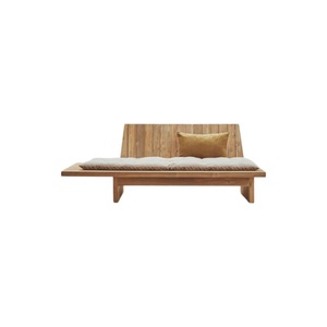 Tikamoon, Gartenbank aus massivem Recycling-Teak Joaquin Gartenbank aus massivem Recycling-Teak Joaquin, Tikamoon - Gartenbank aus massivem Recycling-Teak Joaquin, One Size, Zimt