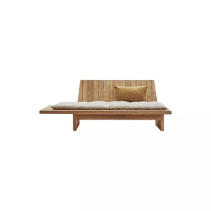 Tikamoon, Gartenbank aus massivem Recycling-Teak Joaquin Gartenbank aus massivem Recycling-Teak Joaquin, Tikamoon - Gartenbank aus massivem Recycling-Teak Joaquin, One Size, Zimt