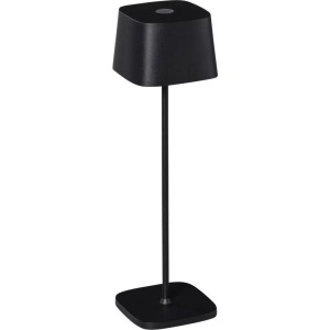 Konstsmide, Konstsmide 7814-750 Capri USB-Leuchte LED LED fest eingebaut 2.2 W Schwarz, Konstsmide Akku-Tischleuchte Capri USB, 2700-3000 K, 2.2 W, Schwarz