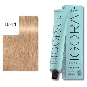 Schwarzkopf Prof., Schwarzkopf Prof. Igora Royal Highlifts 10-14 Ultrablond Cendré Beige 60ml, Schwarzkopf Professional Igora Royal Highlifts 10/14 Ultrablond Cendré Beige - 60ml