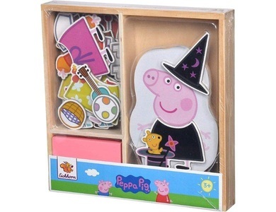 Eichhorn, Eichhorn Umzieh-Puzzle PEPPA PIG MAGIC 32-teilig, Eichhorn Peppa Pig Magnetisches Umzieh-Puzzle
