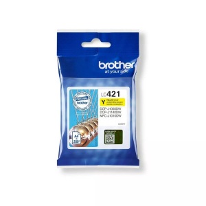 Brother, Brother Lc-421Y yellow Tintenpatrone, Brother Tintenpatrone, gelb, LC-421Y, (200 Seiten)