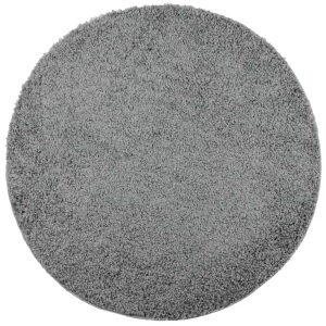 vidaXL, vidaXL Teppich Shaggy Hochflor Modern Grün Ø 120 cm