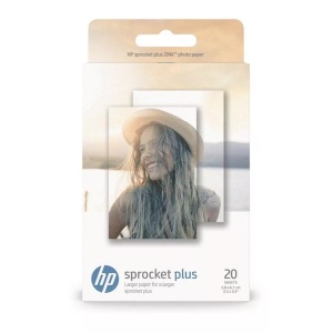 Hp, HP HPIZL2X320 Zink-Papier, Hewlett Packard ZINK Photo Paper, 5,8cm x 8,7 cm, Sprocket Plus, HPIZL2X320, (20 Blatt)
