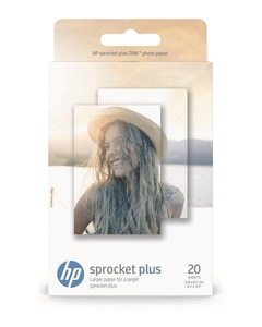 Hp, HP HPIZL2X320 Zink-Papier, Hewlett Packard ZINK Photo Paper, 5,8cm x 8,7 cm, Sprocket Plus, HPIZL2X320, (20 Blatt)