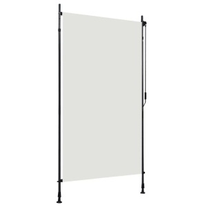 vidaXL, vidaXL Außenrollo 120 x 270 cm Creme, vidaXL Außenrollo 120 x 270 cm Creme