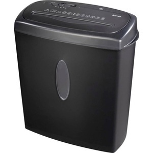 HAMA, Hama Home X10CD Aktenvernichter Streifenschnitt 4 x 40 mm 15 l Blattanzahl (max.): 11 Sicherheitsstufe 2 Vernichtet auch, HAMA Home X10CD - Aktenvernichter (Schwarz)