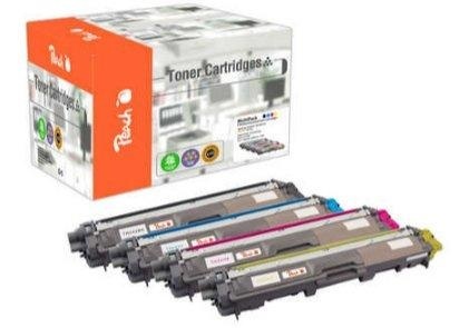 Peach, Peach Spar Pack Tonermodule kompatibel zu Brother TN-242, Peach B242 4 Toner (bk, c/m/y) ersetzt Brother TN-242 für z.B. Brother DCP -9022 CDW, Brother HL -3142 CW, Brother HL -3152 CDW
