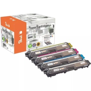 Peach, Peach Spar Pack Tonermodule kompatibel zu Brother TN-242, Peach B242 4 Toner (bk, c/m/y) ersetzt Brother TN-242 für z.B. Brother DCP -9022 CDW, Brother HL -3142 CW, Brother HL -3152 CDW