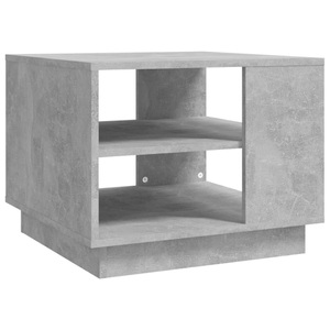 vidaXL, vidaXL Couchtisch Betongrau 55x55x43 cm Holzwerkstoff