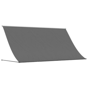 vidaXL, vidaXL Markise Einziehbar Anthrazit 300x150 cm Stoff und Stahl, vidaXL Markise Einziehbar Anthrazit 300x150 cm Stoff und Stahl