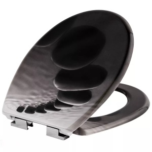 TecTake, WC Sitz mit Motiv, 