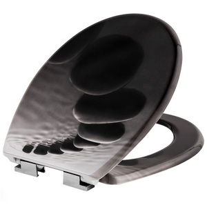 TecTake, WC Sitz mit Motiv, 