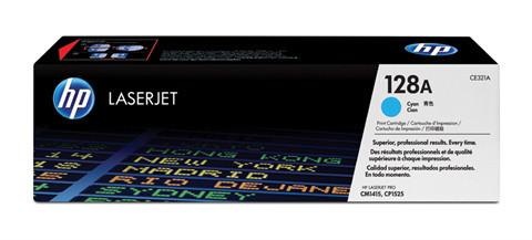 Hp, HP Toner-Modul Ce321A cyan, Hewlett Packard Toner, blau, No.128A, CE321A, (1'300 Seiten)