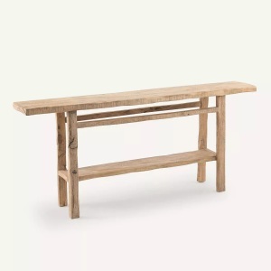 AM.PM, Console XL en orme massif recyclé Sumiko, AM.PM - XL-Anrichte Sumiko, One Size, Nebelblau