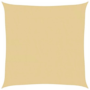 vidaXL, vidaXL Sonnensegel Sandfarbe 6x6 m 100% Polyester Oxford, vidaXL Sonnensegel Sandfarbe 6x6 m 100% Polyester Oxford