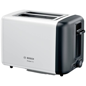Bosch, DesignLine TAT 3P421DE, Toaster, Bosch Kompakt Toaster, DesignLine, Weiß, TAT3P421DE
