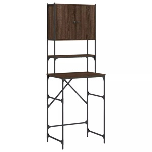 vidaXL, vidaXL Waschmaschinenschrank Braun Eichen-Optik 67x48x194 cm