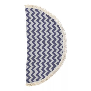L'Anse, L'Anse - Badetuch Zig Zag, One Size, Marine