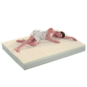 LA REDOUTE INTERIEURS, Matratzenauflage, anatomisch, viskoelastischer Schaumstoff, La Redoute Intérieurs - Matratzentopper aus Memory-Schaum, 90X190CM, Gelb