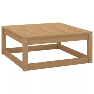 vidaXL, vidaXL Gartenhocker 70x70x30 cm Honigbraun Massivholz Kiefer