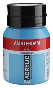 Amsterdam, Amsterdam Acrylfarbe Standard, TALENS Acrylfarbe Amsterdam 500ml 17725172 königsblau
