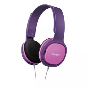 Philips, KINDER KOPFHÖRER, Philips On-Ear-Kopfhörer SHK2000PK Pink, Violett