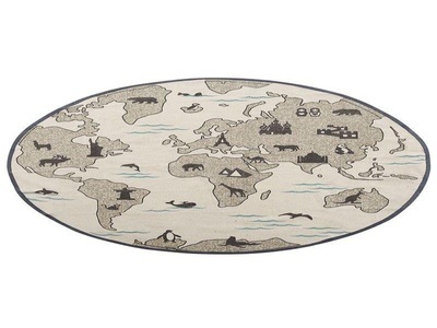 Beliani, Teppich aus Baumwolle Modern KESDA Teppich aus Baumwolle Modern KESDA, 