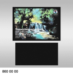 Ursus, URSUS Tonzeichenpapier-Block 24x34cm 8600000 schwarz 130g. 30 Blatt, Ursus Tonzeichenpapier-Block, 24cm x 34cm, schwarz, 130g, 8600000, (30 Blatt)