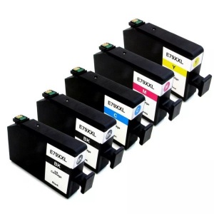 Peach, Peach Spar Pack Plus Tintenpatronen XXL kompatibel zu Epson No. 79XXL, T7895, Peach Tintenset Epson 79XXL / T7895 C, M, Y, 2x BK
