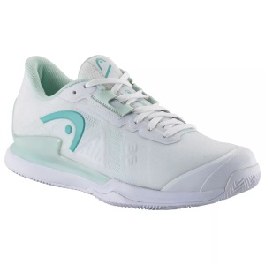 Head, Sprint Pro 3.5 Clay Damen Tennisschuh, HEAD Sprint Pro 3.5 Sandplatzschuh Damen - Weiß, Mint