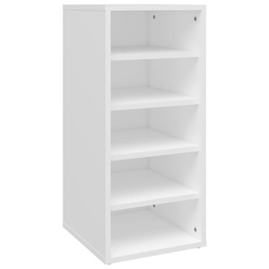 vidaXL, vidaXL Schuhschrank Weiß 31,5x35x70 cm Spanplatte