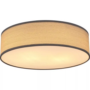 mutoni light, Deckenleuchte Varios Metall weiss 2xE27 LED, Globo DECKENLEUCHTE 38/10 cm , 15363G Varios , Grau, weiss , Metall, Kunststoff , 10 cm , 004558313303