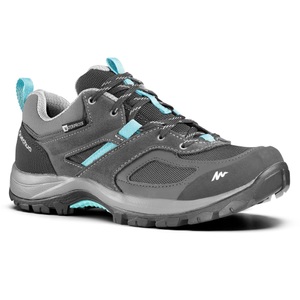 QUECHUA, Wanderschuhe Bergwandern Mh100 Wasserdicht Damen Damen Taubengrau 39, QUECHUA - Wanderschuhe Bergwandern MH100 wasserdicht Damen, für Taubengrau, Größe 39