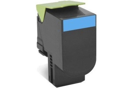 Lexmark, Original Tonerpatrone cyan Lexmark 80C20C0, Lexmark Toner, blau, Return, 80C20C0, (1'000 Seiten)