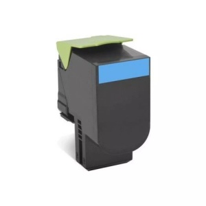 Lexmark, Original Tonerpatrone cyan Lexmark 80C20C0, Lexmark Toner, blau, Return, 80C20C0, (1'000 Seiten)