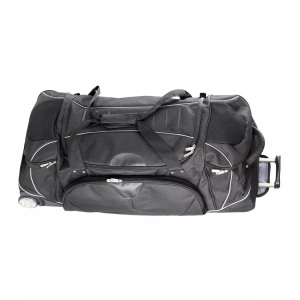 Dermata Lederwaren, Dermata Lederwaren Trolley Reisetasche 88cm aus Nylon in Schwarz, Dermata Lederwaren - Trolley Reisetasche 88cm aus Nylon, One Size, Schwarz