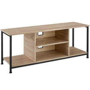 TecTake, TV-Regal mit 4 offenen Fächern und verstellbarem Einlegeboden TV-Regal mit 4 offenen Fächern und verstellbarem Einlegeboden, 